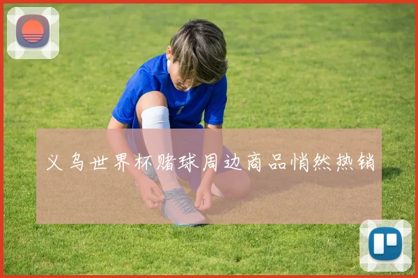 义乌世界杯赌球周边商品悄然热销