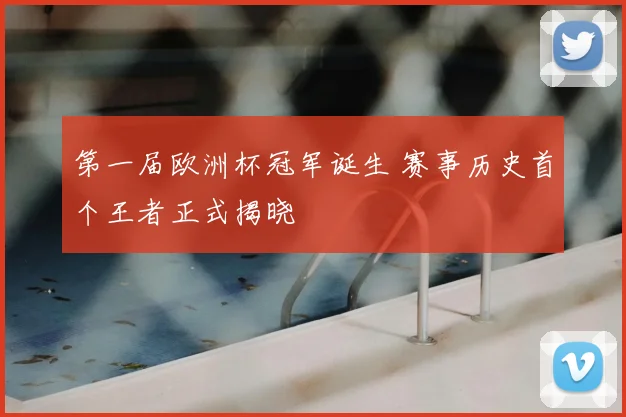 第一届欧洲杯冠军诞生 赛事历史首个王者正式揭晓